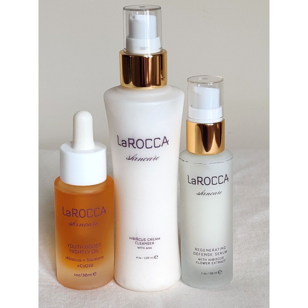 LaRocca Skincare NEW, The Day and Night Trio,‎ Hibiscus Cream Cleanser
